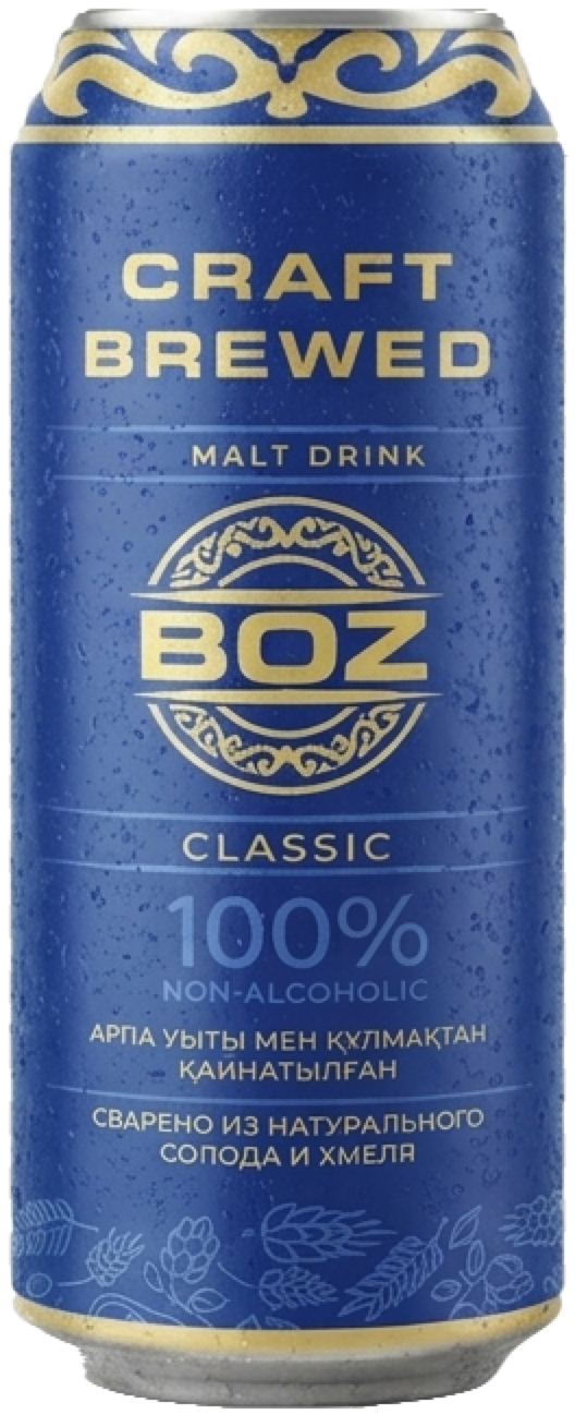Банка BOZ 0.5 л 0.0% алк.